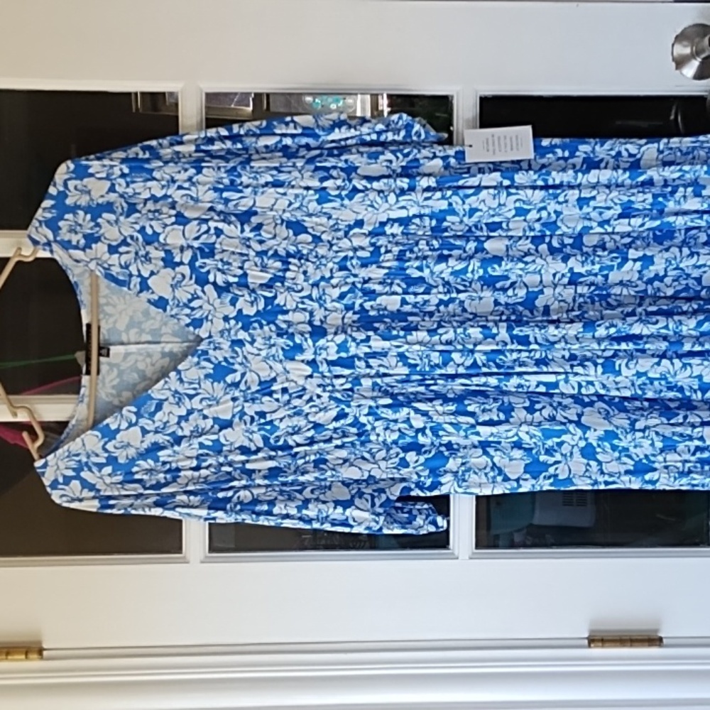 Blue Floral Dress